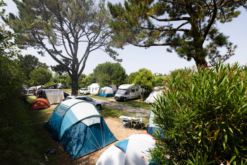 Parcelles emplacement camping