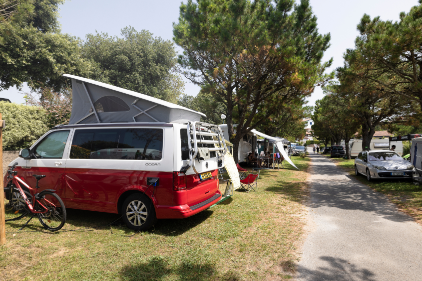 Parcelles emplacement camping