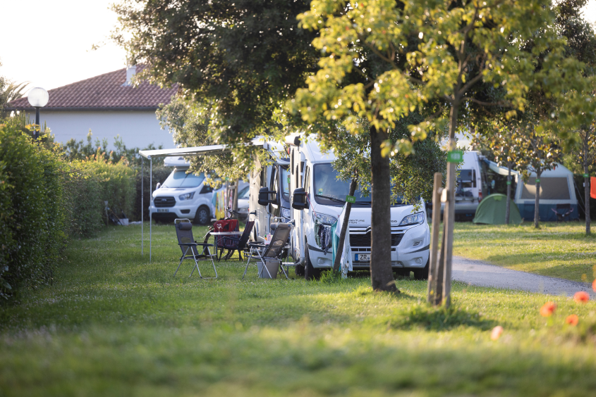 Parcelles emplacement camping
