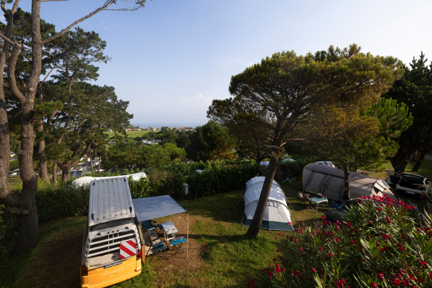 Parcelles emplacement camping